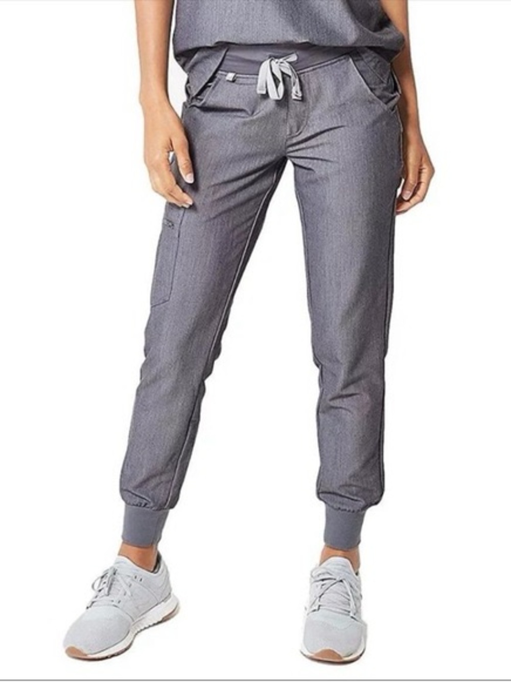 Figs Heather Gray Drawstring Jogger Pants